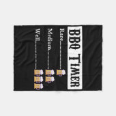Grillen Timer Byrbecue Fleecedecke (Vorderseite (Horizontal))
