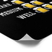 Grillen Timer Funny Grill Koch Grillkochbeere L Poster (Ecke)
