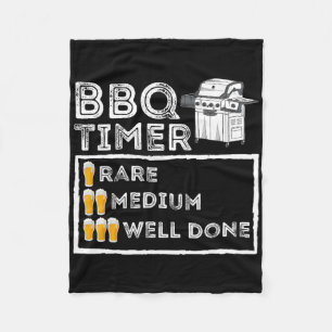 Grillen Timer - Funny Grillen Smoker Byrbecue Gril Fleecedecke