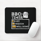 Grillen Timer - Funny Grillen Smoker Byrbecue Gril Mousepad (Mit Mouse)