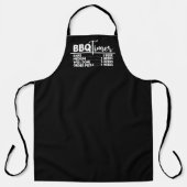 GRILLEN Timer Grill Spaß Schwarz Schürze (Vorderseite)
