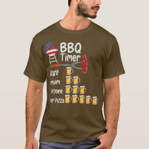 Grillen Timer Grillgrill Grillgrillgerichte T-Shirt