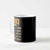 Grillen Timer Raw Seltene Grillliebhaber Kaffeetasse (Vorderseite Links)