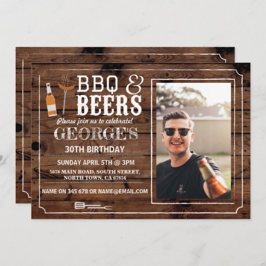 GRILLEN u. Einladung (Vorne/Hinten)