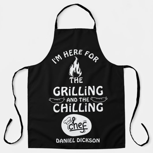Grillen und Abkühlen Schürze (Vorderseite)