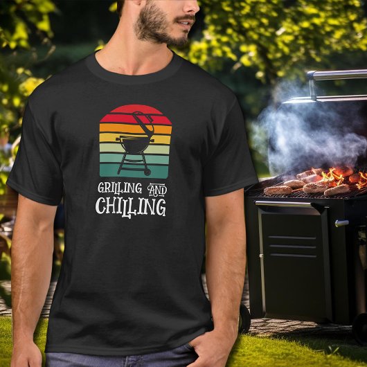 Grillen und Abkühlen von GRILLEN T-Shirt