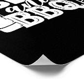 Grillen und Bier. Die beste Sommer-Kombination. Co Poster (Ecke)