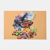 GRILLEN und Grill Fußmatte (Vorderseite)