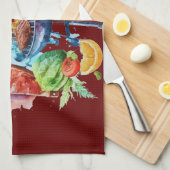 GRILLEN und Grill Geschirrtuch (Viertel Falte)