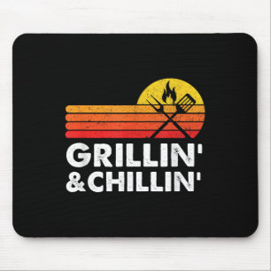 Grillen und Kühlen Rauch Fleisch Grillen Geschenk  Mousepad