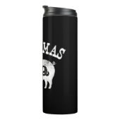 GRILLEN Vintage Weihnachtsmannmütze Schweinefleisc Thermosbecher (Nach rechts gedreht)