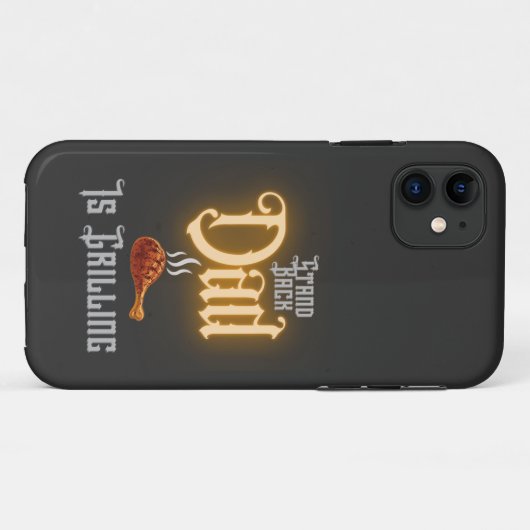 Grillen von gebackenem Hühnerfleisch rückwärts Vat Case-Mate iPhone Hülle (Rückseite (Horizontal))