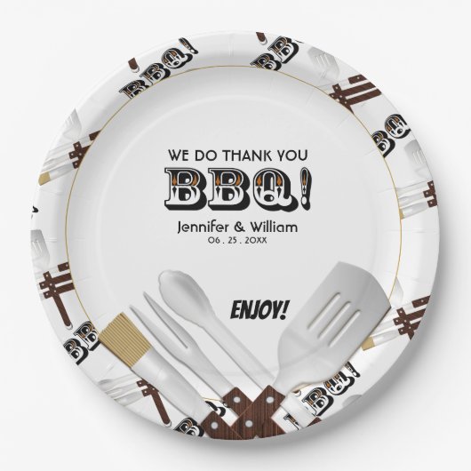 Grillen von Tools, die ich GRILLEN mache Pappteller (Vorderseite)