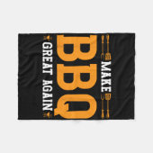 Grillen wieder großartig machen - Trump, der Barbe Fleecedecke (Vorderseite (Horizontal))