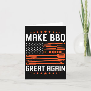 Grillen wieder großartig machen - Trump, der Barbe Karte