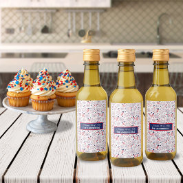 GRILLEN zum amerikanische Unabhängigkeitstag Unabh Weinetikett