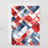 Grillen zum Amerikanische Unabhängigkeitstag von F Einladung (Rückseite)