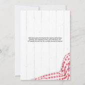 Grillen zum Geburtstag Einladung (Rückseite)