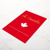 Grillen zum kanadischen Sommerurlaub Party Foto Go Folieneinladung (Gedreht)