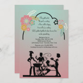 Grillen zum Muttertag Einladung (Vorne/Hinten)