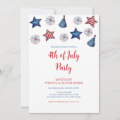 Grillen zur Einladung des Amerikanischen Unabhängi (Vorderseite)