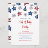 Grillen zur Einladung des Amerikanischen Unabhängi (Vorne/Hinten)