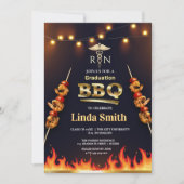 Grillen zur Pflege von Abschlüssen | RN Symbol Einladung (Vorderseite)