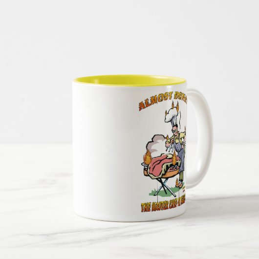 Grillen Zweifarbige Tasse (VorderseiteRechts)