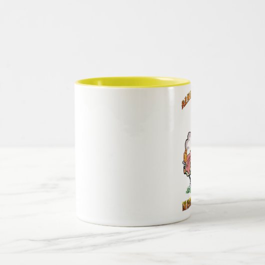 Grillen Zweifarbige Tasse (Mittel)