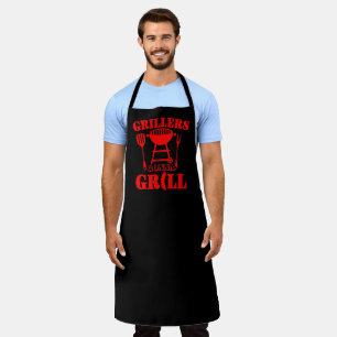 Griller grillen Bratwurst Barbecue Rot Schürze