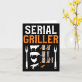 Griller-Grillen Karte (Gelbe Blume)