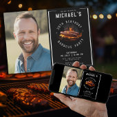 Grillfest Foto 30. Geburtstag Party Einladung