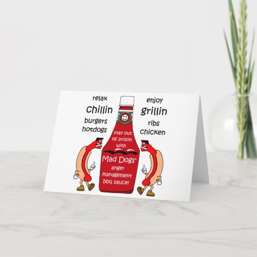 Grillfest Karte (Vorderseite)