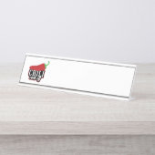 Grillfest Schreibtischnamensplakette (Vorderseite )