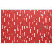 Grillgeräte Sommer BBQ Koch rot Stoff (Fat Quarter (45,7 x 55,9 cm))