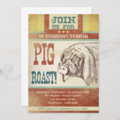 Grillgerichte, Party Einladungen (Vorne/Hinten)