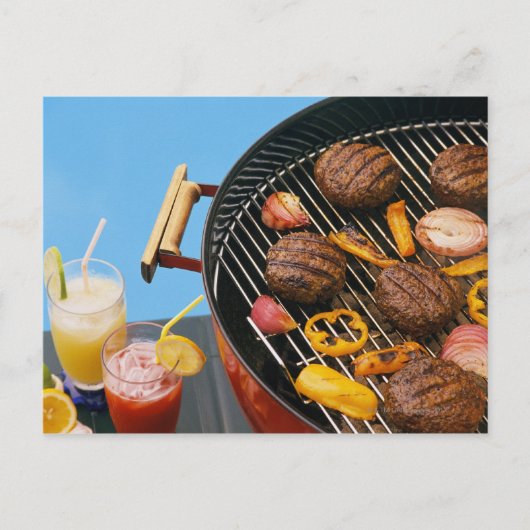 Grillgerichte Postkarte (Vorderseite)