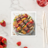 Grillgerichte Serviette (Beispiel)