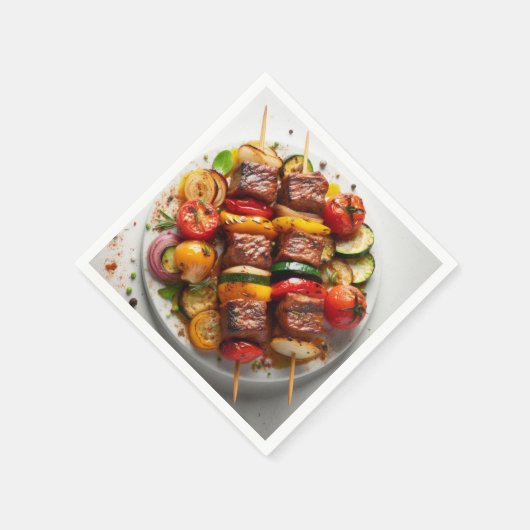 Grillgerichte Serviette (Ecke)