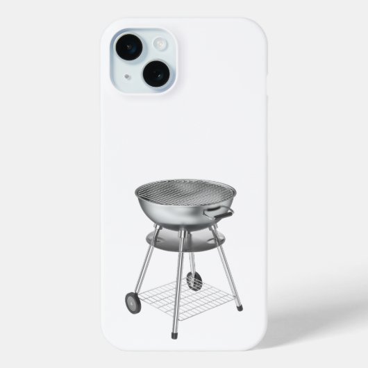 Grillgrill aus Silberkohle Case-Mate iPhone Hülle (Rückseite)