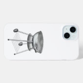 Grillgrill aus Silberkohle Case-Mate iPhone Hülle (Rückseite (Horizontal))