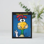 "Grillhühnchen" Postkarte (Stehend Vorderseite)