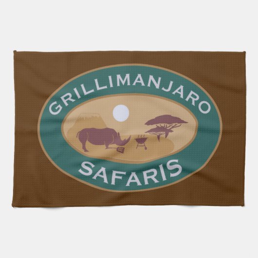Grillimanjaro Küchentuch (Horizontal)