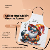Grillin' and Chillin' Gnome-Schürze Schürze