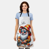 Grillin' and Chillin' Gnome-Schürze Schürze (Getragen)