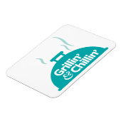 Grillin' & Chillin' Magnet (Linke Seite)