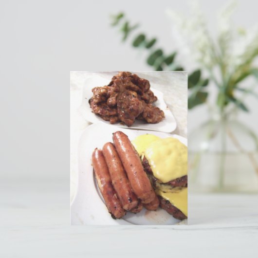 Grillin Postcard Postkarte (Stehend Vorderseite)