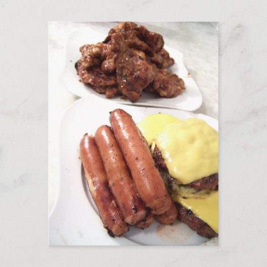 Grillin Postcard Postkarte (Vorderseite)