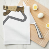 Grillin' Sloth Star Geschirrtuch (Viertel Falte)