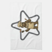 Grillin' Sloth Star Geschirrtuch (Vertikal)